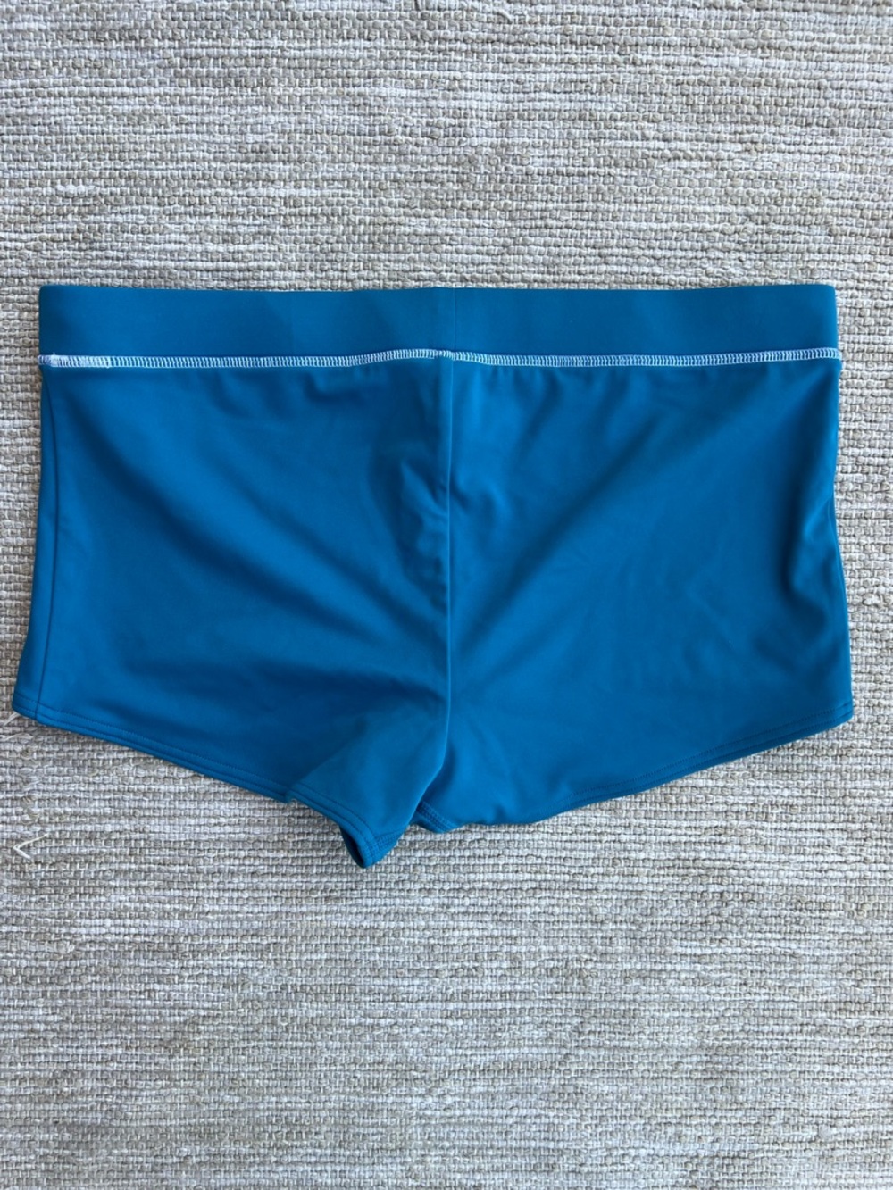 Lands' End Swim Sporty Boy Short Bottoms teal blue size 10 - Picture 2 of 7